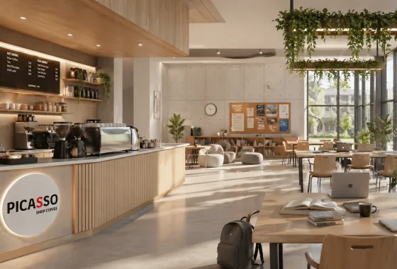 Öğrenciler için keyifli molalar, kurumunuz için prestijli alanlar.